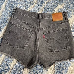 Levi’s 501 Denim Shorts Black Wash